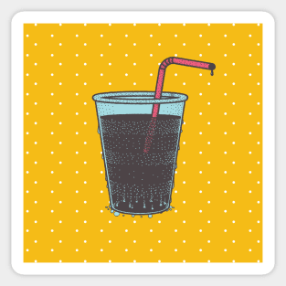 That cold delicious (art print) Sticker